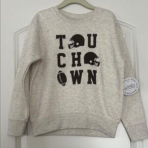 Sweet Wink | (5/6) Touchdown Graphic Sweatshirt in Light Heather